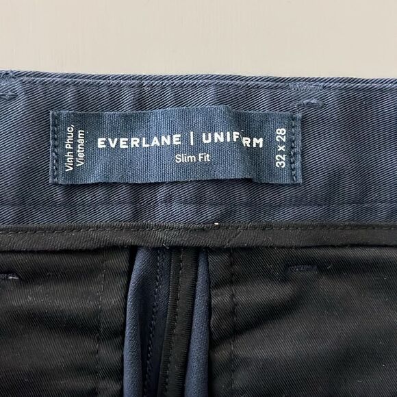 NWT Everlane The Performance Chino | Uniform Slim Fit in Deep Navy Size 32 X 28 - Picture 6 of 12